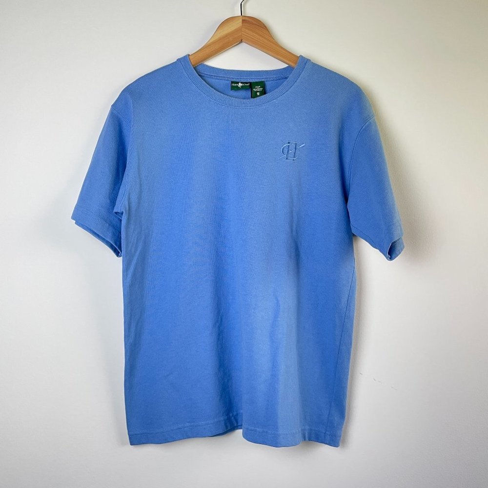 Vintage 90s Hunt Club Short Sleeve Thick Shhort Sleeve HC Blue - Size Small